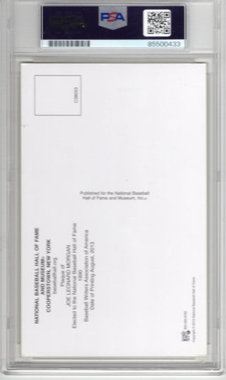 Joe Morgan Autographed HOF Plaque PSA Auto Authentic
