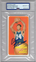 Oscar Robertson 1970 Topps #100 PSA Auto Grade GEM MET 10 Card