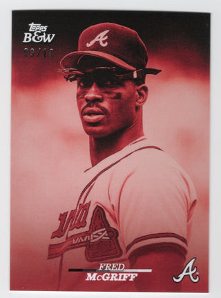 Fred McGriff 2024 Topps Black & White #12 Card /10