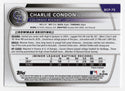 Charlie Condon 2025  Bowman Chrome 1st Bowman #BCP75 Gold Mojo /75 Card