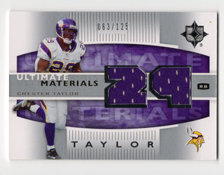 Chester Taylor 2007 Upper Deck Ultimate Collections #UMCT Jersey Card