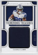 CeeDee Lamb 2020 Panini National Treasures #TRE-CDL Patch Card /49