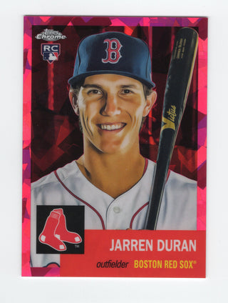 Jarren Duran 2022 Topps Chrome Atomic Red Refractor /100