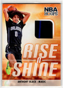 Anthony Black 2023-24 NBA Hoops Rise N Shine Rookie Relic RC #RS-BLK