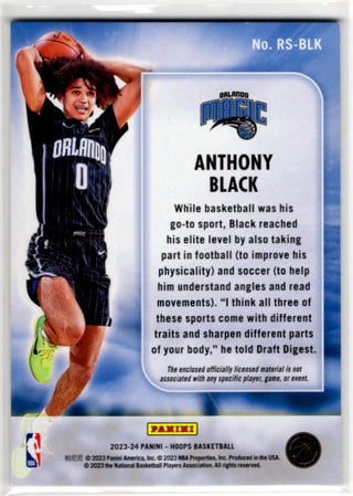 Anthony Black 2023-24 NBA Hoops Rise N Shine Rookie Relic RC #RS-BLK