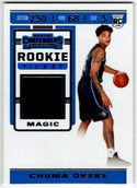 Chuma Okeke 2019-20 Panini Contenders Rookie Jersey #RTS-CHO