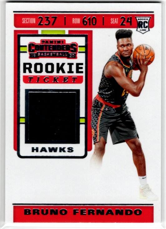 BRUNO FERNANDO 2019-20 Panini Contenders Rookie Ticket #RTS-BFN