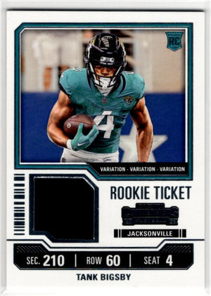 Tank Bigsby 2023 Panini Contenders Rookie Ticket Variation #TS33V
