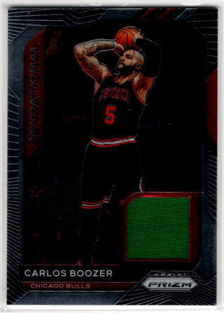 CARLOS BOOZER 2020 - 2021 Panini Prizm Sensational Jersey Card SSW-CBO