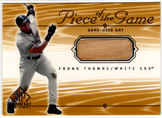 Frank Thomas Piece of the Game 2001 SP Game Bat #FT