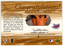 Manny Ramirez #MR 2001 Upper Deck Game Bat Edition Piece Of The Game
