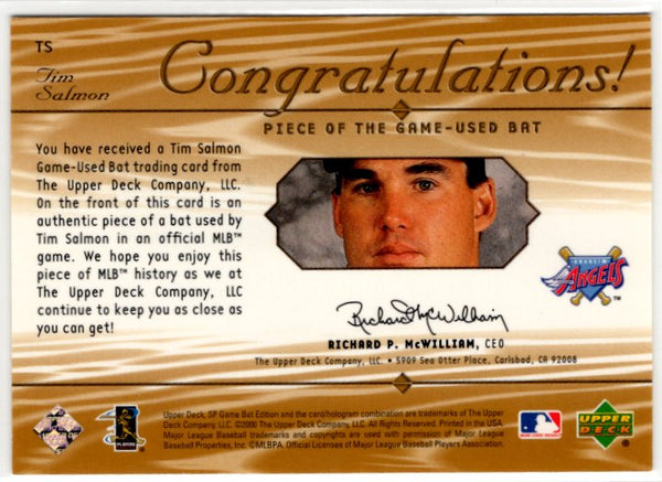 Manny Ramirez #MR 2001 Upper Deck Game Bat Edition Piece Of The Game