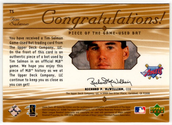 Tim Salmon piece of the game #TS