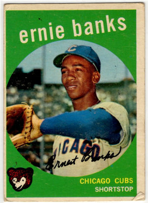 Ernie Banks 1959 Topps #350 Chicago Cubs