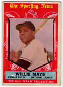 Willie Mays 1959 Topps All Star Selection #563