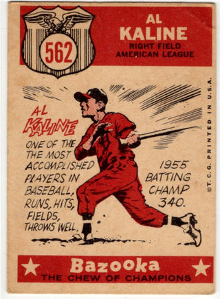 Al Kaline 1959 Topps Set Break #562