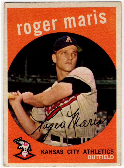 Roger Maris 1959 Topps #202 Kansas City