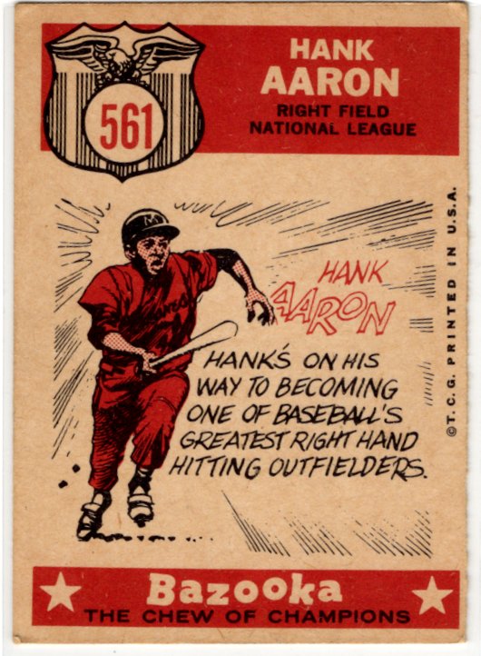 Hank Aaron 1959 Topps #561