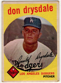 Don Drysdale 1959 Topps Card #387