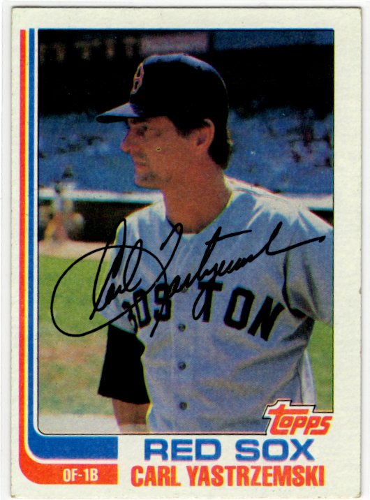 Carl Yastrzemski 1982 Topps Card #650
