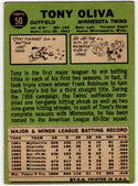 Tony Oliva Topps Card 1967 #50