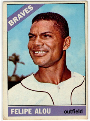 Felipe Alou Topps 1966 #96 Atlanta Braves