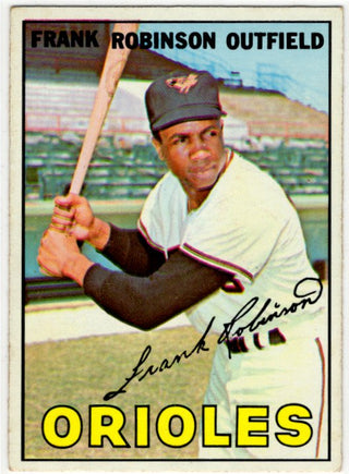 Frank Robinson Topps Card 1967 Baltimore Orioles