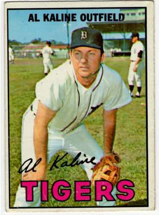 Al Kaline Topps card 1967 #30 Detroit Tigers
