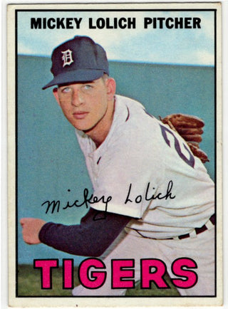 Mickey Lolich Topps Card 1967 #88 Detroit Tigers