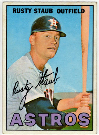 Rusty Staub Topps Card 1967 #73 Houston Astos