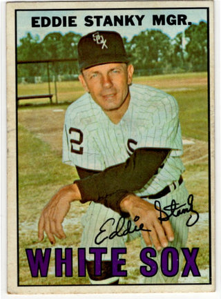 Eddie Stanky Topps Card 1967 #81 White Sox