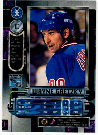 Wayne Gretzky Fleer Metal Universe 1996-97 HOF