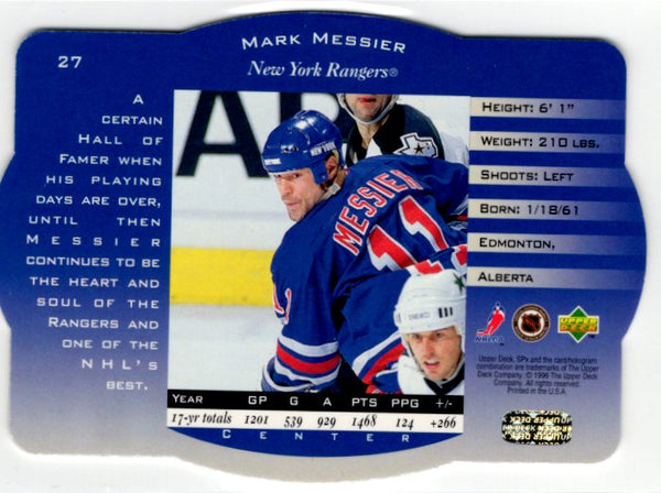 Mark Messier 1996-97 SPx #27 New York Rangers