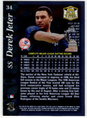 Derek Jeter 1999 Topps Stars 'n Steel Yankees #34
