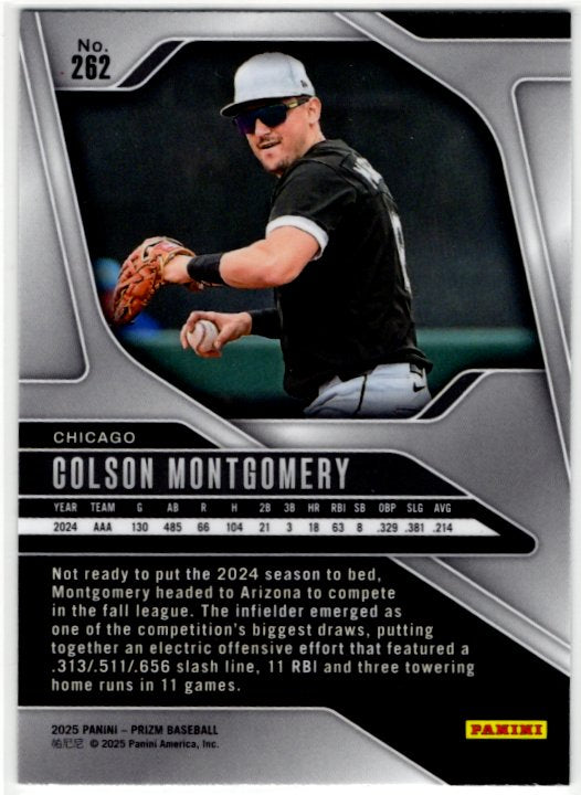 Colson Montgomery 2025 Panini Prizm Card #262