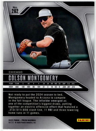 Colson Montgomery 2025 Panini Prizm Card #262