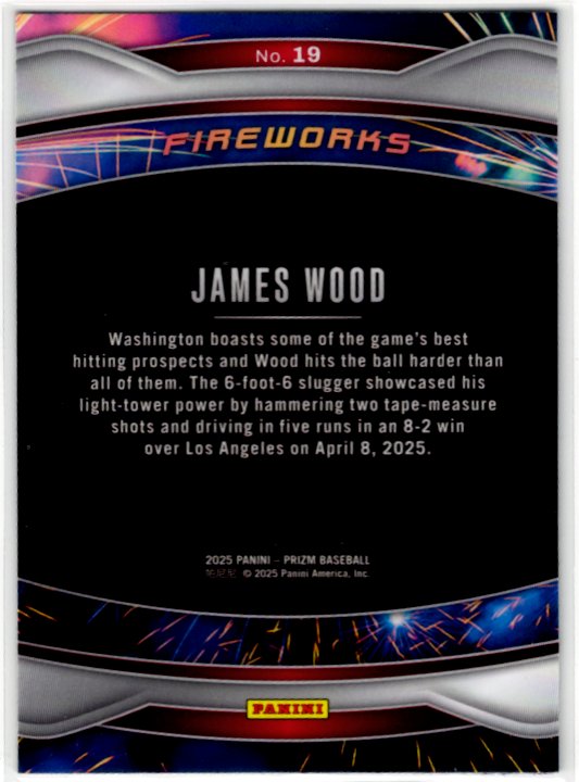 James Wood 2025 Panini Prizm #10