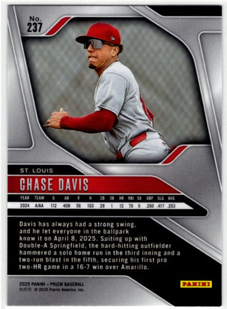 Chase Davis 2025 Panini Prizm card #237