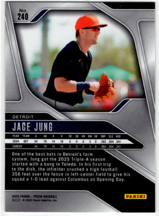 Jage Jung 2025 Panini Prizm card #240