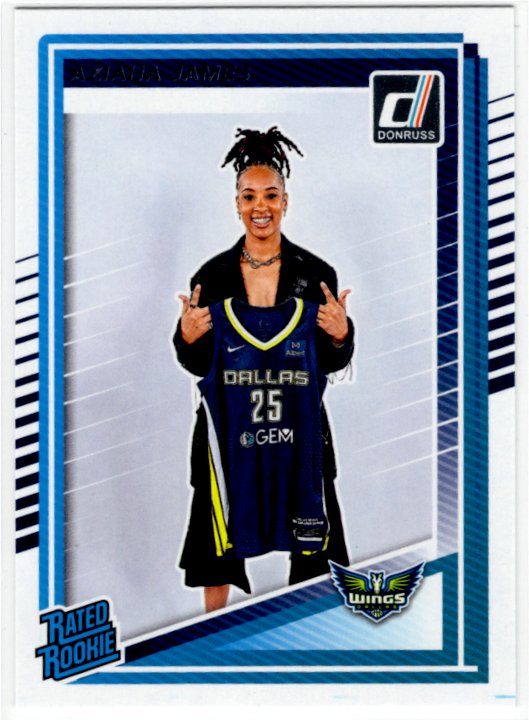 Aziaha James 2025 Panini Donruss Card #95