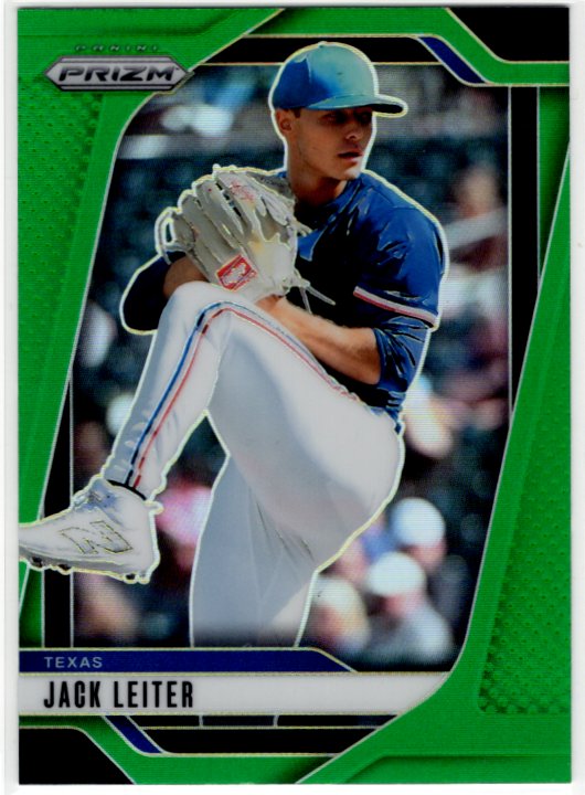 Jack Leiter 2025 Panini Green Prizm Card #278