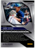 Jack Leiter 2025 Panini Green Prizm Card #278