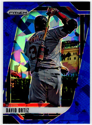 David Ortiz 2025 Panini Blue Cracked Ice Prizm Card #152