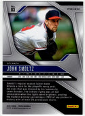 John Smoltz 2025 Panini Blue Cracked Ice Prizm Card #83