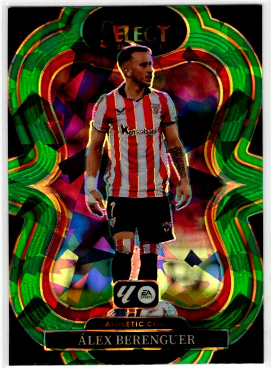 Alex Berenguer 2025-26 Panini Select La Liga Green Cracked Ice Card #135