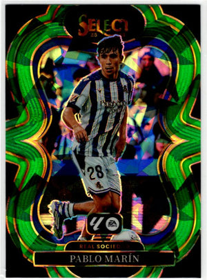 Pablo Marin 2025-26 Panini Select La Liga Green Cracked Ice Card #168