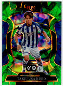 Takefusa Kubo 2025-26 Panini Select La Liga Green Cracked Ice Card #54