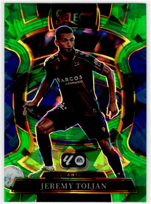 Jeremy Toljan 2025-26 Panini Select La Liga Green Cracked Ice Card #92