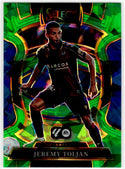 Jeremy Toljan 2025-26 Panini Select La Liga Green Cracked Ice Card #92