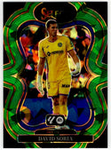 David Soria 2025-26 Panini Select La Liga Green Cracked Ice Card #174